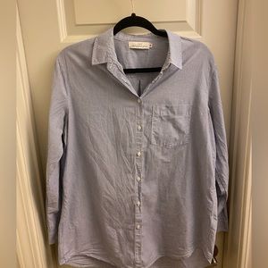 100% Cotton Blue Striped Shirt